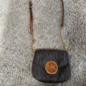 Michael Kors Crossbody Purse with back pocket